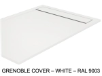 Receveur de douche caniveau, LIVRAISON RAPIDE EN 7-8 JOURS -  Extra plat, Largeur 100 à 200 cm x 70 à 90 cm, couleurs aux choix, Résine anti glissant PN24, finition ardoise